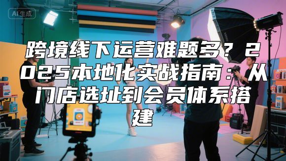 跨境线下运营难题多？2025本地化实战指南：从门店选址到会员体系搭建
