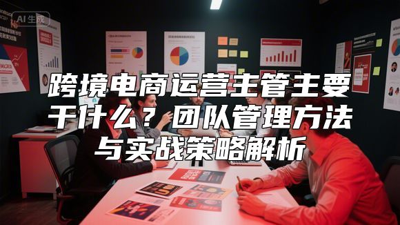 跨境电商运营主管主要干什么？团队管理方法与实战策略解析
