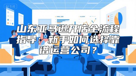 山东亚马逊开店全流程指导：新手如何选择靠谱运营公司？