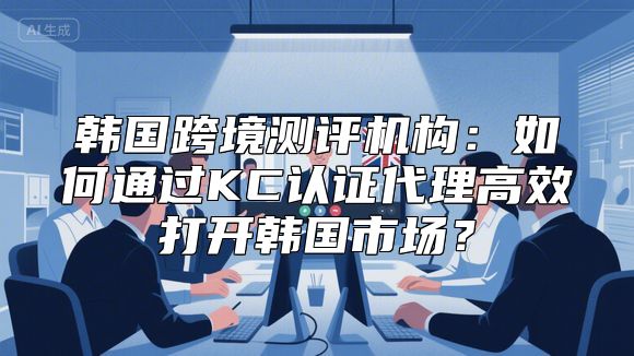 韩国跨境测评机构：如何通过KC认证代理高效打开韩国市场？