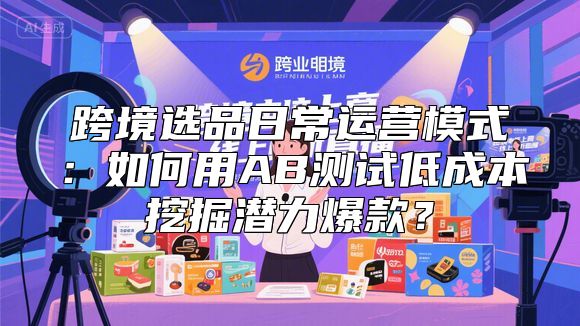 跨境选品日常运营模式：如何用AB测试低成本挖掘潜力爆款？