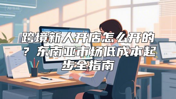 跨境新人开店怎么开的？东南亚市场低成本起步全指南