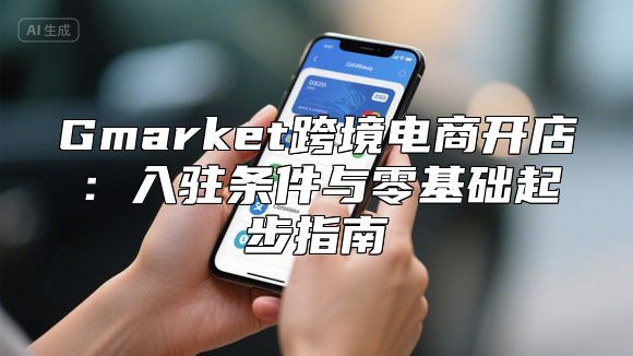Gmarket跨境电商开店：入驻条件与零基础起步指南