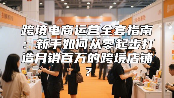 跨境电商运营全套指南：新手如何从零起步打造月销百万的跨境店铺？