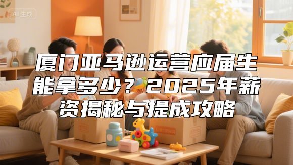 厦门亚马逊运营应届生能拿多少？2025年薪资揭秘与提成攻略