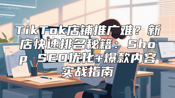 TikTok店铺推广难？新店快速排名秘籍：Shop SEO优化+爆款内容实战指南