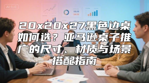 20x20x27黑色边桌如何选？亚马逊桌子推广的尺寸、材质与场景搭配指南
