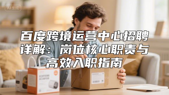 百度跨境运营中心招聘详解：岗位核心职责与高效入职指南