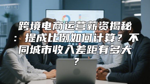 跨境电商运营薪资揭秘：提成比例如何计算？不同城市收入差距有多大？