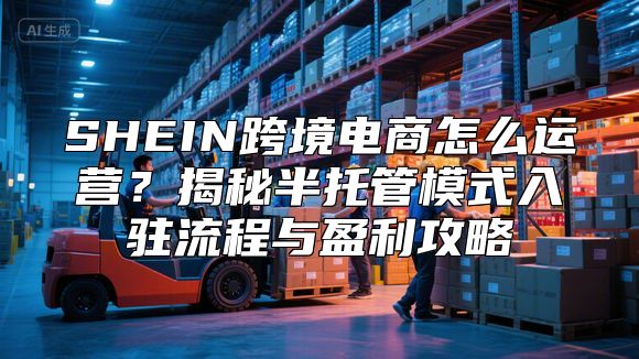 SHEIN跨境电商怎么运营？揭秘半托管模式入驻流程与盈利攻略