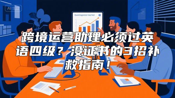 跨境运营助理必须过英语四级？没证书的3招补救指南！