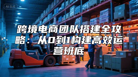 跨境电商团队搭建全攻略：从0到1构建高效运营班底