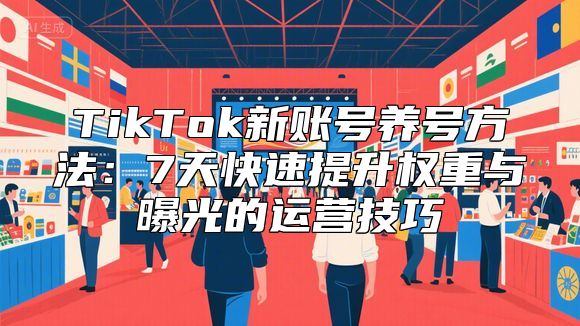 TikTok新账号养号方法：7天快速提升权重与曝光的运营技巧