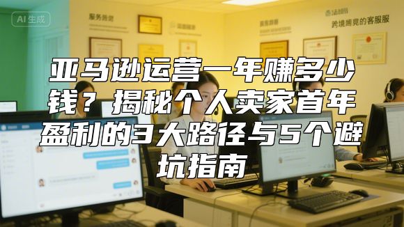 亚马逊运营一年赚多少钱？揭秘个人卖家首年盈利的3大路径与5个避坑指南