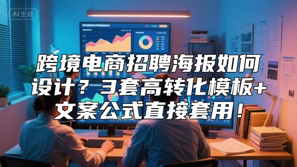 跨境电商招聘海报如何设计？3套高转化模板+文案公式直接套用！