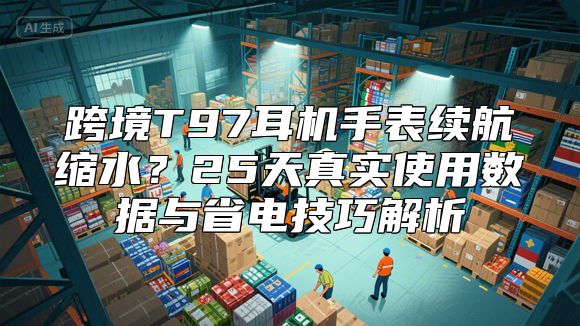跨境T97耳机手表续航缩水？25天真实使用数据与省电技巧解析