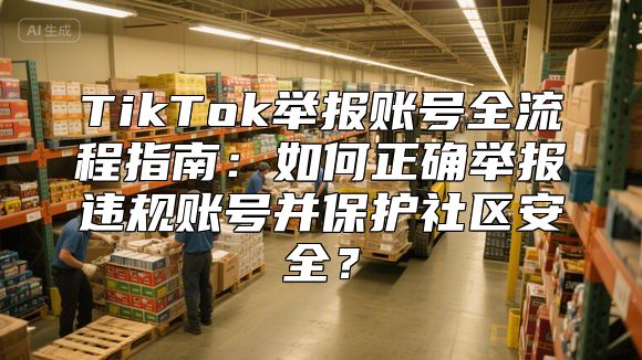 TikTok举报账号全流程指南：如何正确举报违规账号并保护社区安全？