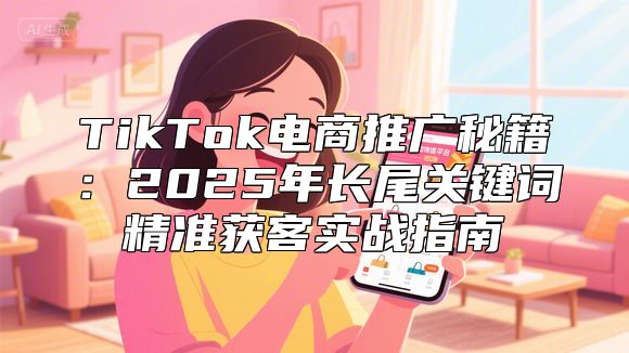 TikTok电商推广秘籍：2025年长尾关键词精准获客实战指南
