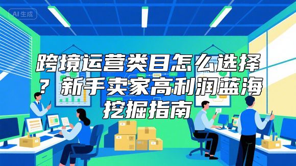 跨境运营类目怎么选择？新手卖家高利润蓝海挖掘指南