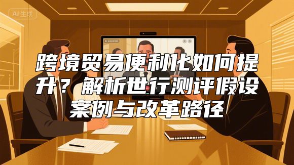 跨境贸易便利化如何提升？解析世行测评假设案例与改革路径