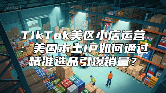 TikTok美区小店运营：美国本土IP如何通过精准选品引爆销量？