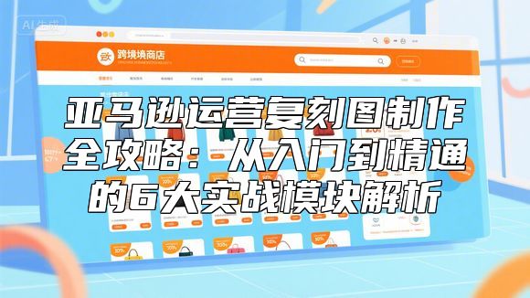 亚马逊运营复刻图制作全攻略：从入门到精通的6大实战模块解析