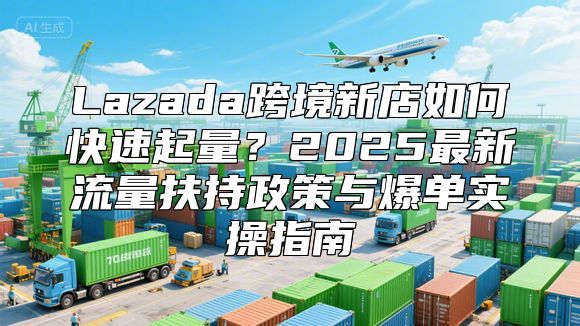 Lazada跨境新店如何快速起量？2025最新流量扶持政策与爆单实操指南