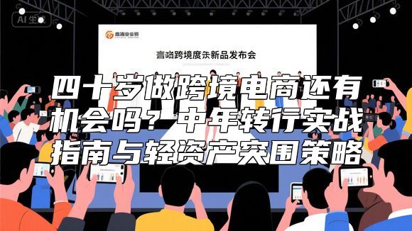 四十岁做跨境电商还有机会吗？中年转行实战指南与轻资产突围策略