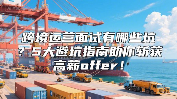 跨境运营面试有哪些坑？5大避坑指南助你斩获高薪offer！