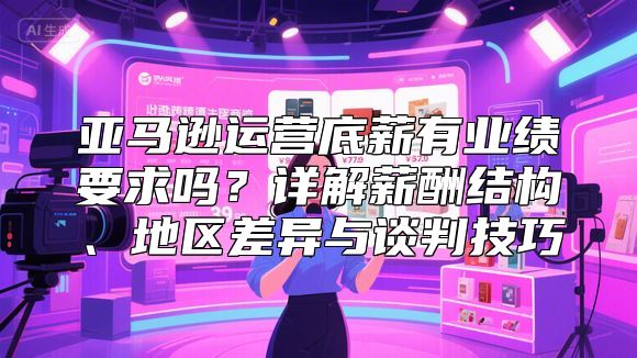亚马逊运营底薪有业绩要求吗？详解薪酬结构、地区差异与谈判技巧