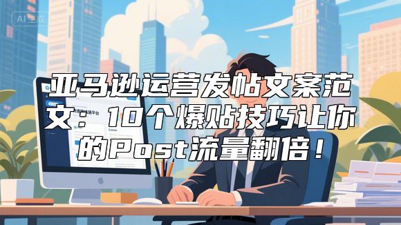 亚马逊运营发帖文案范文：10个爆贴技巧让你的Post流量翻倍！