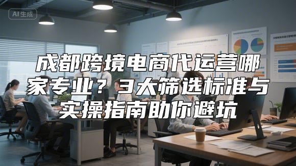 成都跨境电商代运营哪家专业？3大筛选标准与实操指南助你避坑