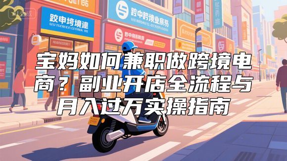 宝妈如何兼职做跨境电商？副业开店全流程与月入过万实操指南