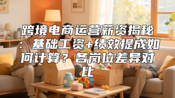 跨境电商运营薪资揭秘：基础工资+绩效提成如何计算？各岗位差异对比