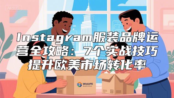 Instagram服装品牌运营全攻略：7个实战技巧提升欧美市场转化率