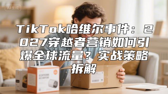 TikTok哈维尔事件：2027穿越者营销如何引爆全球流量？实战策略拆解
