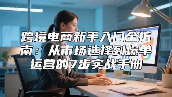 跨境电商新手入门全指南：从市场选择到爆单运营的7步实战手册