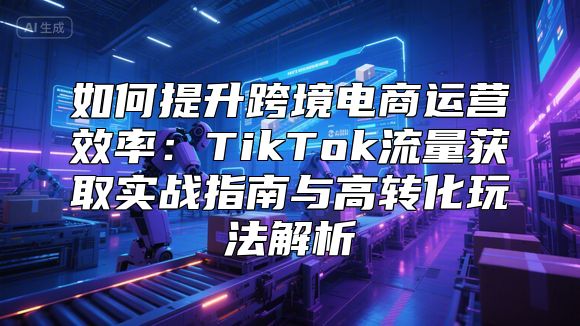 如何提升跨境电商运营效率：TikTok流量获取实战指南与高转化玩法解析