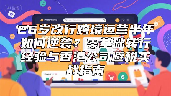26岁改行跨境运营半年如何逆袭？零基础转行经验与香港公司避税实战指南