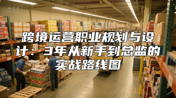 跨境运营职业规划与设计：3年从新手到总监的实战路线图