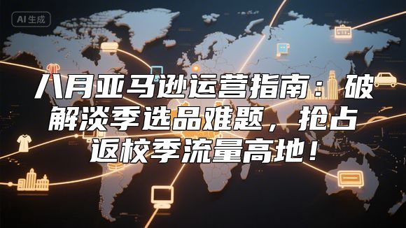 八月亚马逊运营指南：破解淡季选品难题，抢占返校季流量高地！