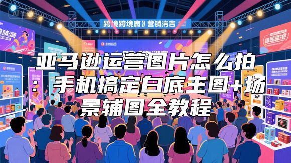 亚马逊运营图片怎么拍：手机搞定白底主图+场景辅图全教程
