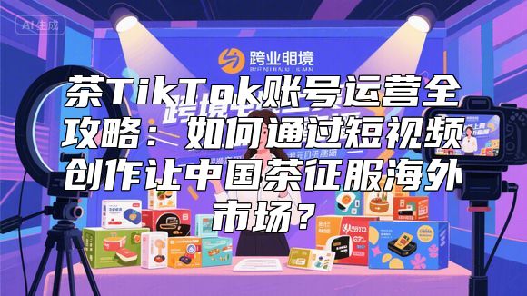 茶TikTok账号运营全攻略：如何通过短视频创作让中国茶征服海外市场？