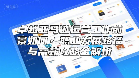 卓越亚马逊运营工作前景如何？职业发展路径与高薪攻略全解析