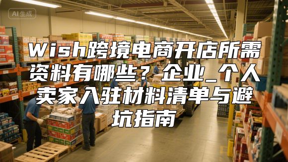 Wish跨境电商开店所需资料有哪些？企业_个人卖家入驻材料清单与避坑指南