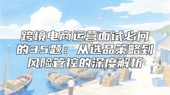 跨境电商运营面试必问的35题：从选品策略到风险管控的深度解析