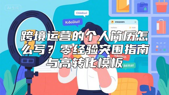 跨境运营的个人简历怎么写？零经验突围指南与高转化模板