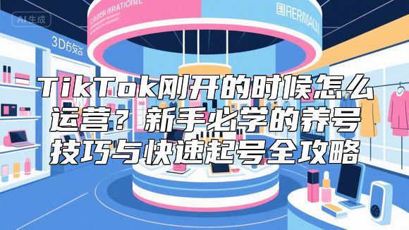 TikTok刚开的时候怎么运营？新手必学的养号技巧与快速起号全攻略