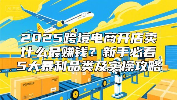 2025跨境电商开店卖什么最赚钱？新手必看5大暴利品类及实操攻略