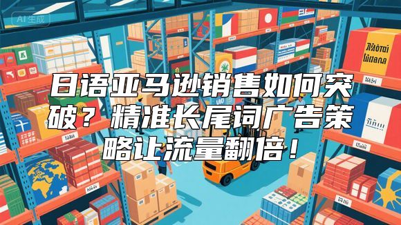 日语亚马逊销售如何突破？精准长尾词广告策略让流量翻倍！